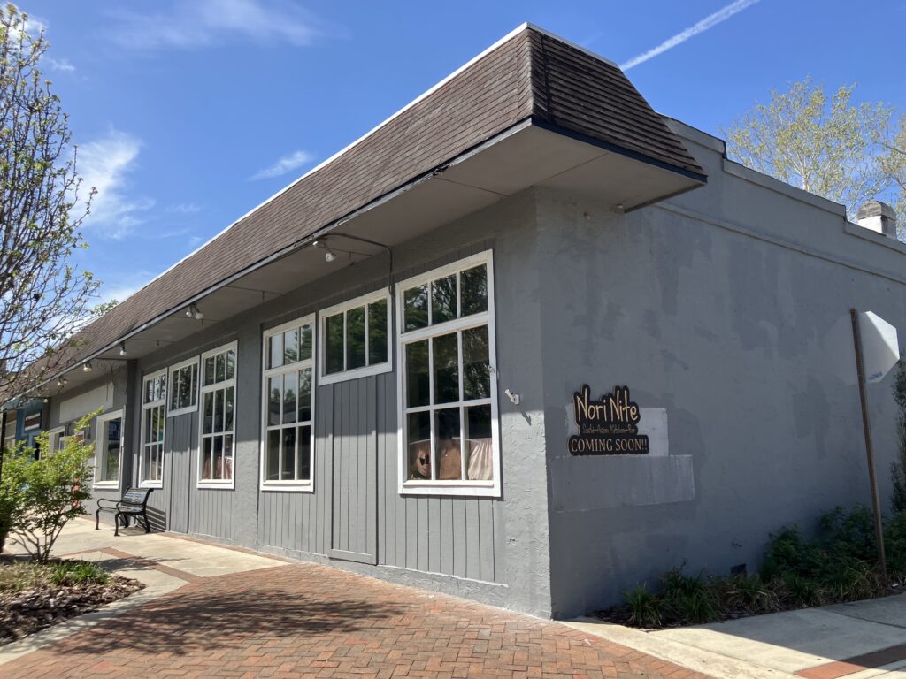 Nori Nite will open on Main Street in Alachua.
 