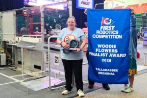 P.K. Yonge’s Leigh Anne Brewster recipient of Woodie Flowers Finalist Award