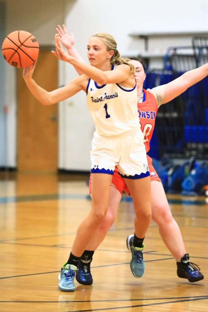 Saint Francis Catholic's Allie Dey. Photo by C.J. Gish