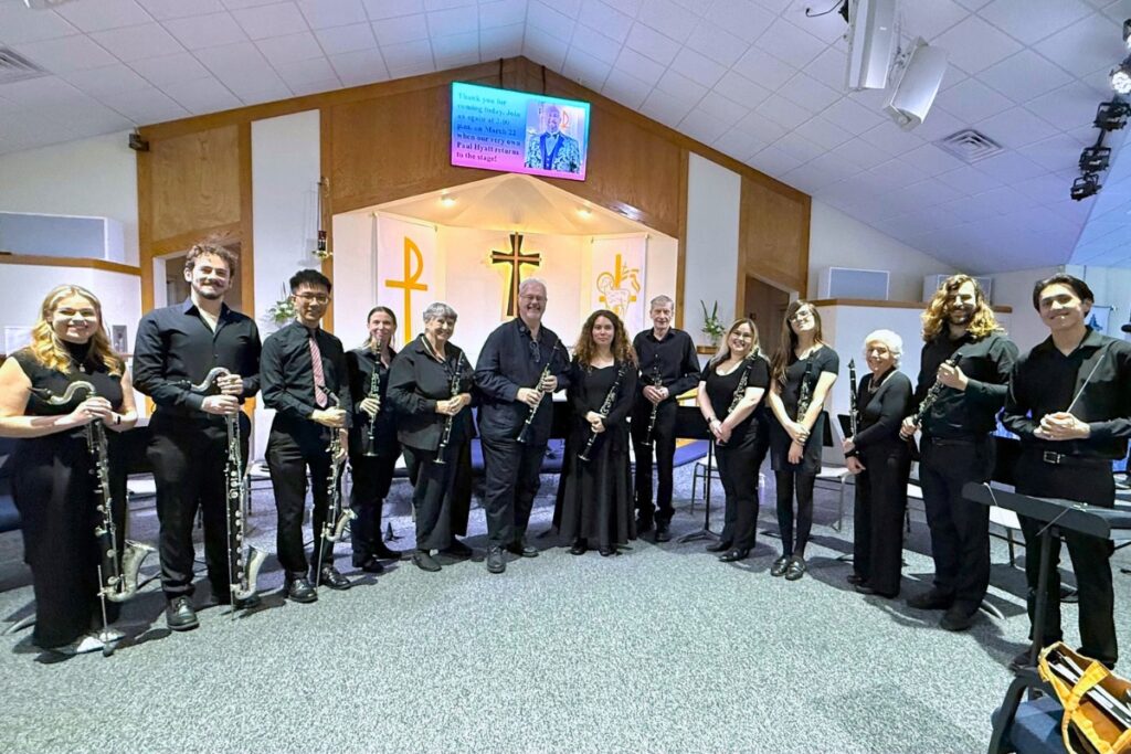The Gainesville Area Clarinet Choir will perform at the Gainesville Fine Arts Gallery on Tuesday, April 14. Courtesy of GACC