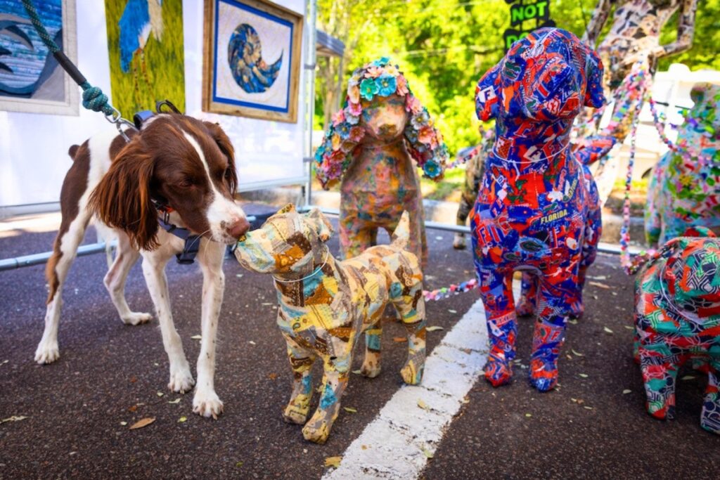 The annual Santa Fe College Spring Arts Festival will feature more than 120 artists booths. Courtesy of Santa Fe College