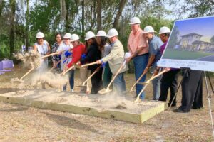 Library district breaks ground on Micanopy’s first stand-alone library 