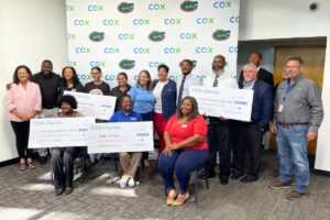 Cox Communications gives $40,000 to boost Gainesville learning, literacy