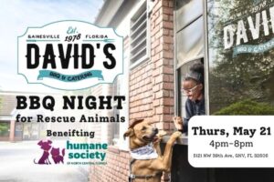 David’s BBQ Night for Rescue Animals on tap for Thursday