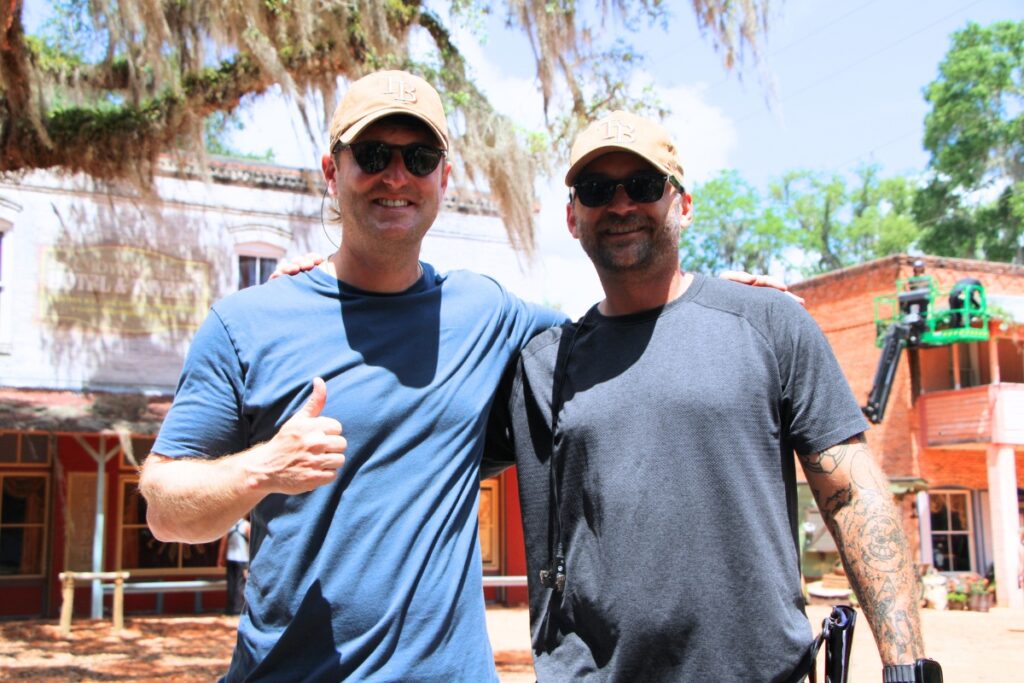 Director and writer Todd Wiseman Jr. (left) bought rights to 'A Land Remembered' in 2021 for TV series. Photo by Lillian Hamman