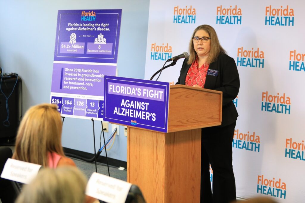 Dr. Jennifer Bizon, director of the McKnight Brain Institute, said the institute coordinates neuroscience research across all disciplines. Photo by Seth Johnson