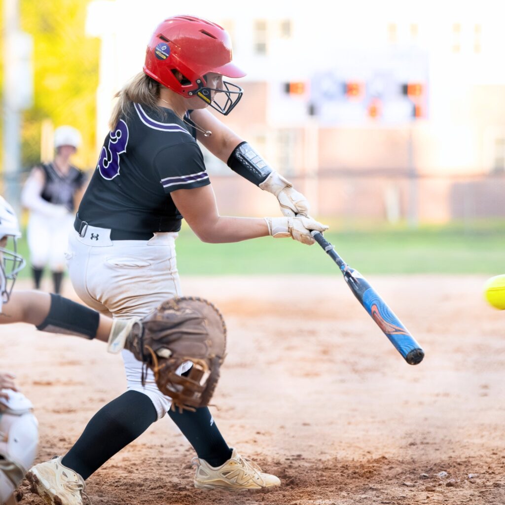 Gainesville's Emma Barton went 1-for-2 with a triple and two RBI against Wesley Chapel in the 5A-Region 2 Semifinals. Photo by Tim Rodriquez