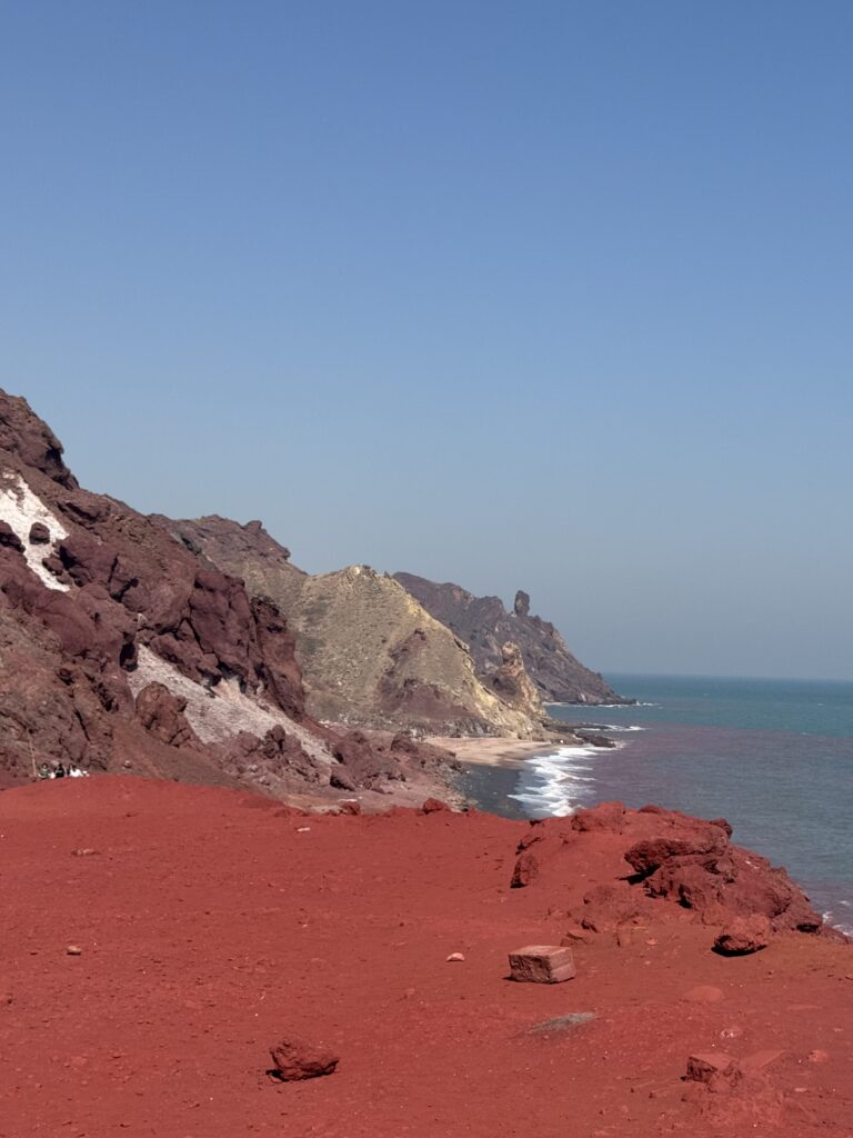 The Strait of Hormuz in Iran.
