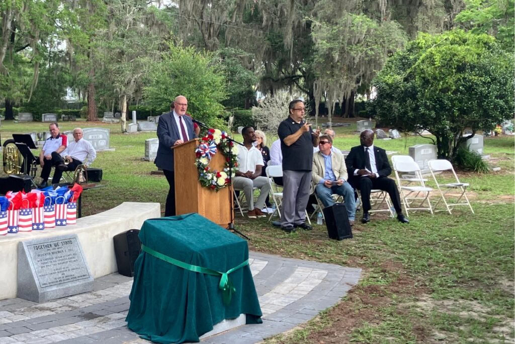 Mayor Harvey Ward said the community should embrace the freedoms and ideas that American soldiers have fought and died for.