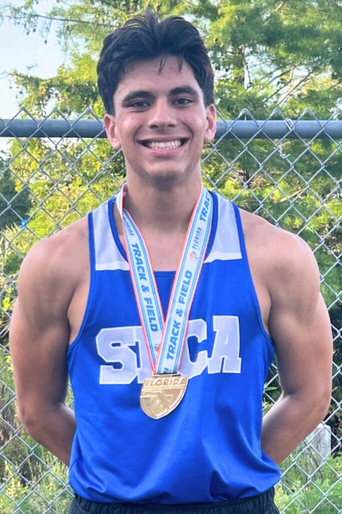 Saint Francis Catholic Academy's Dominick Diaz. Courtesy of Marie and Amado Diaz