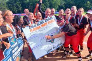 Trenton softball wins third straight state title