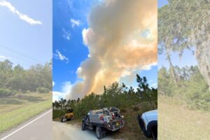 Cross Creek wildfire hits 100+ acres with aircraft and helicopters arriving