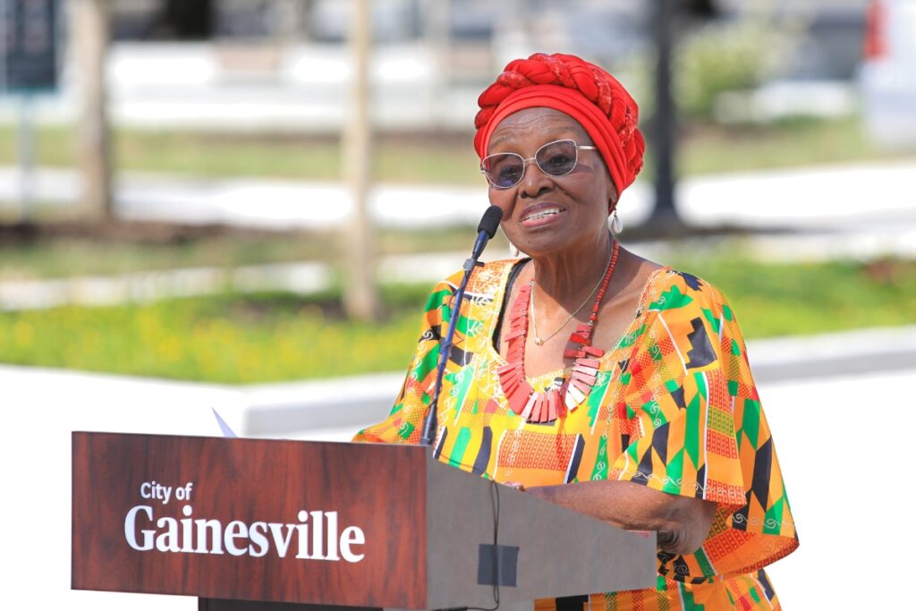 Vivian Filer said Gainesville has led the way with its Journey to Juneteenth celebrations. Photo by Seth Johnson