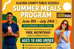 Alachua County Public Schools to offer free summer meals