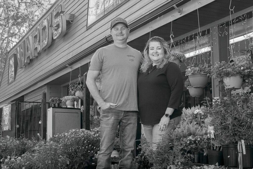 Brother-and-sister owners Bryan (left) and Danielle (right) Ward. Courtesy Ward's Supermarket