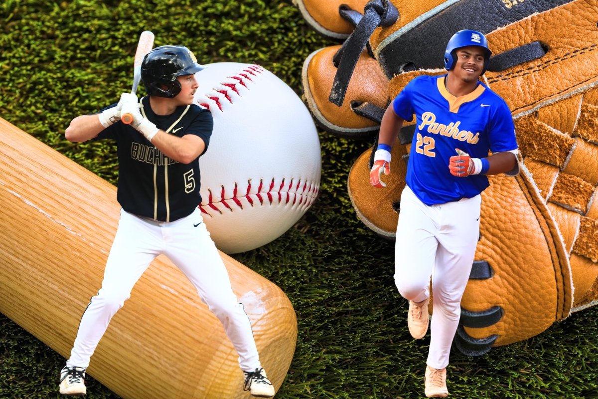 Buchholz's Roen Kresak (left) and Newberry's Tavis Honeycutt were selected to the 2026 Bosshardt Realty Big School All Area Baseball Team. Photos and graphic by C.J. Gish