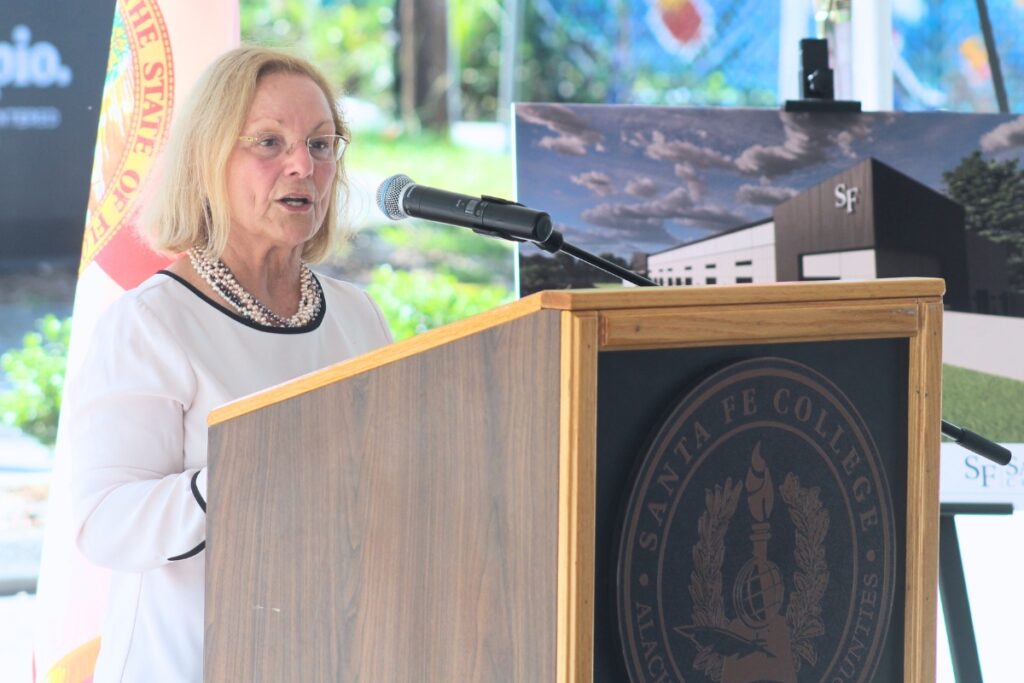 Carrie Lee said the automotive technology training center is more than a building. Photo by Nick Anschultz
