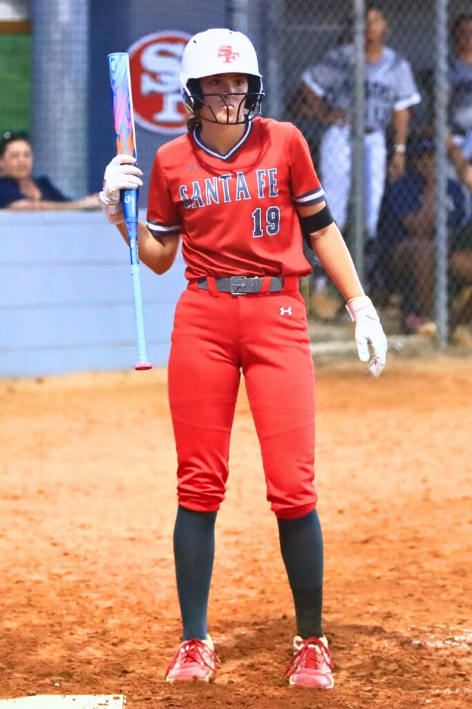 Santa Fe's Rylee Swilley. Photo by C.J. Gish