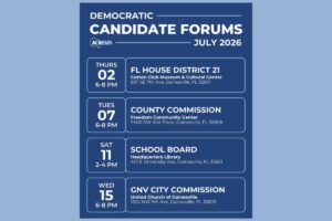 Alachua County Democratic Party announces July Candidate Forum Series