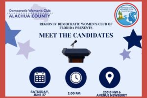 Region IV Democratic Women’s Clubs of Florida to host meet the candidates event