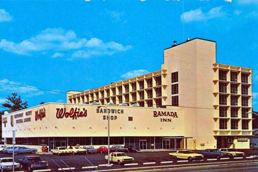 The Wolfie's postcard in 1960s. Courtesy of Liz Coursen