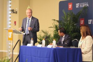 UF presidential finalist Dr. Bell shares vision for university’s future