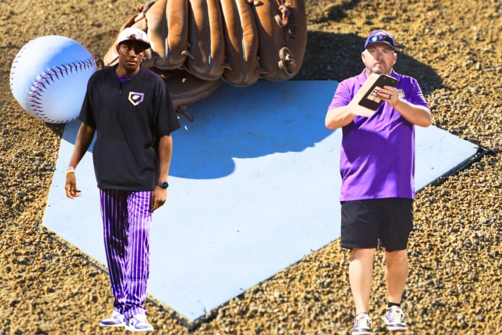 Union County's Jiwan James (left) and Columbia's Joe Saucier were selected as 2026 Bosshardt Realty All Area Coaches of the Year. Photos and graphic by C.J. Gish