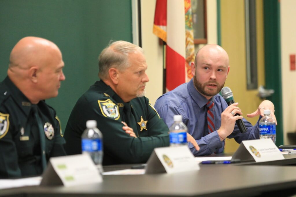 ACSO Det. Travis Parsons said residents need to report scams immediately for the best chance of holding the criminal accountable. Photo by Seth Johnson