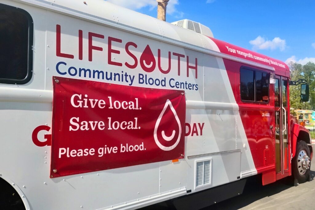 LifeSouth Community Blood Centers are inviting the Gainesville community to help replenish the local blood supply during the Don't Let Summer Bleed Away Beach Festival and Blood Drive on Saturday.
