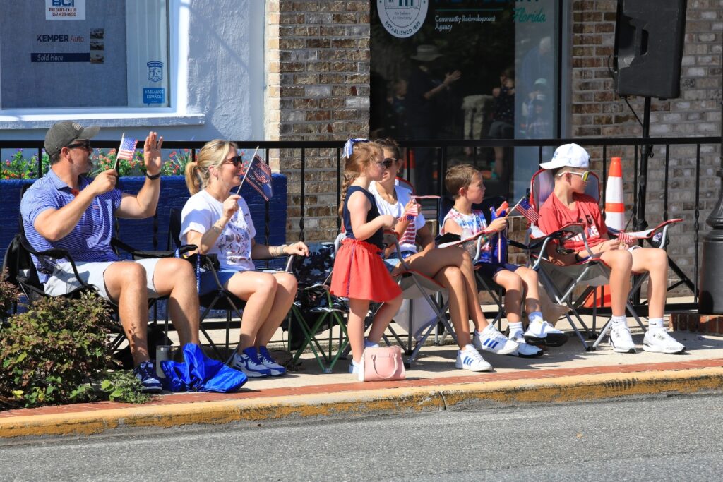 Residents lined the sides of downtown to watch the Newberry 250 Years of Freedom. 