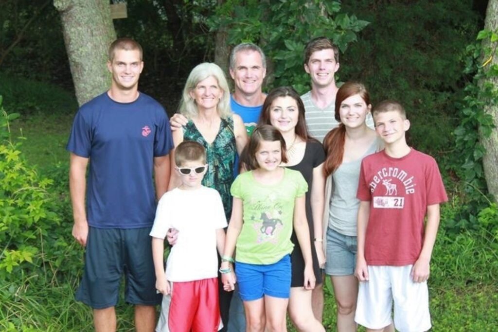 The Islam family of nine. Courtesy James Islam