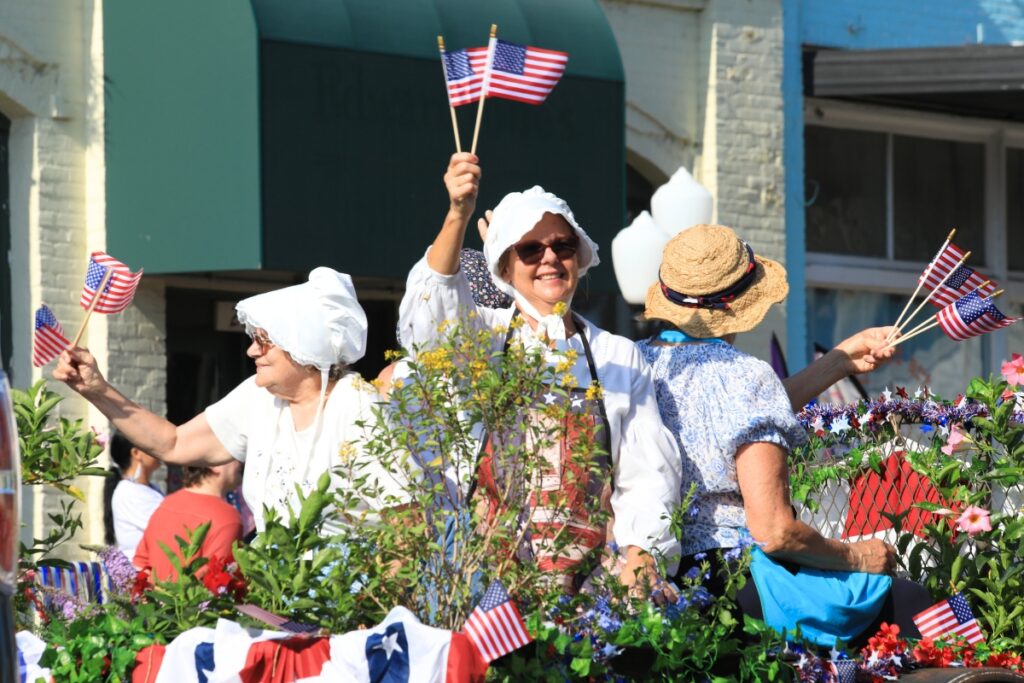 The Newberry Garden Club honored farmers and gardeners throughout America's 250-year history. 