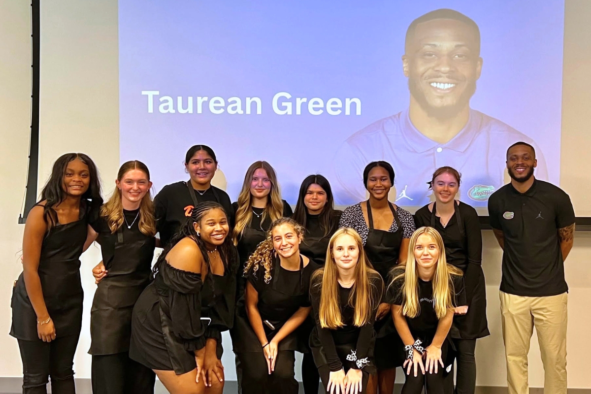 Former Gator Taurean Green and P.K. Yonge volleyball swing for a cause