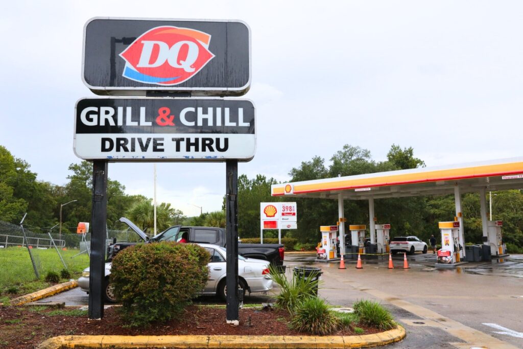 Dairy Queen has multiple locations throughout Alachua County, including this drive thru at 9700 NW 39th Ave. Photo by Walker Smith