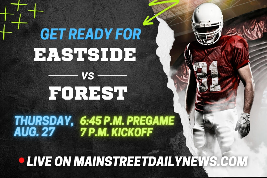 Forest (Ocala) at Eastside will be livestreamed on Thursday, Aug. 27, on Mainstreetdailynews.com. Special to Mainstreet