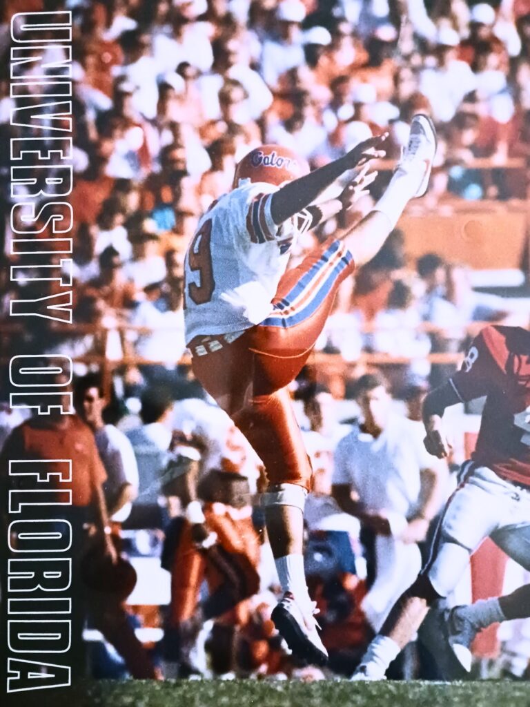 Hank Rone punted for the Florida Gators in the late 80s. Courtesy of Hank Rone