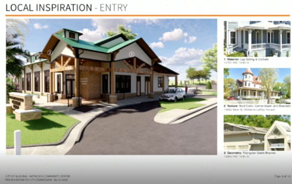 Rendering of new Hathcock Center.