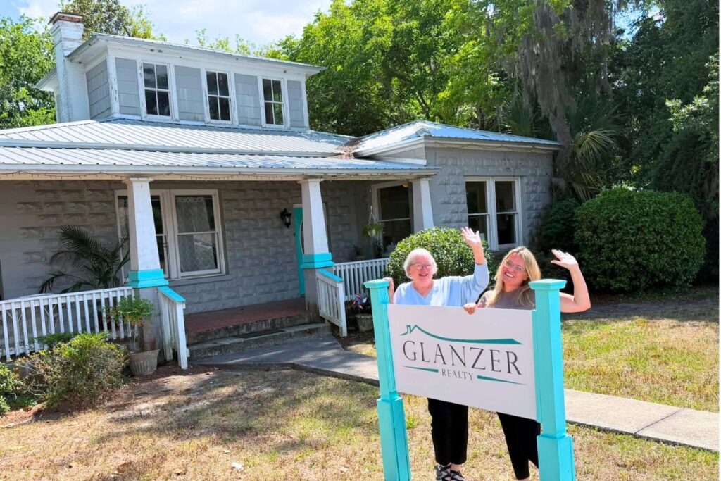 Joy Glanzer (left) and daughter, Hillary Santos, sold their realty company's downtown Newberry office building after 17 years. Courtesy Joy Glanzer