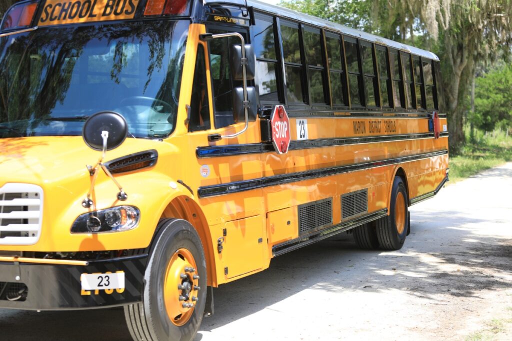 Lloyd Johnson Sr. drove the number 23 school bus starting in 1944. Photo by Seth Johnson