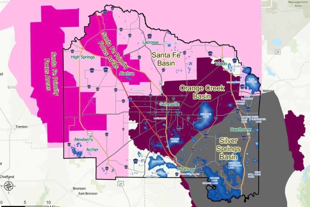 New state Enhanced Nutrient Reducing (ENR) septic systems are required for certain portions of Alachua County. Courtesy Alachua County