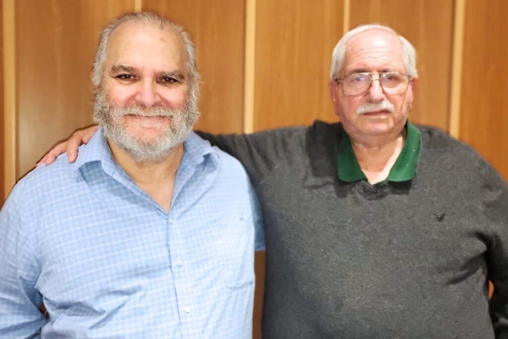 Philip Schwartz (left) and Steven Norflus. Photo courtesy of Philip Schwartz