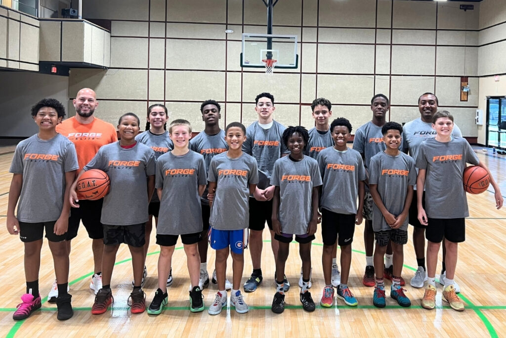 Players at Forge Elite camp. Courtesy of Justin Harden