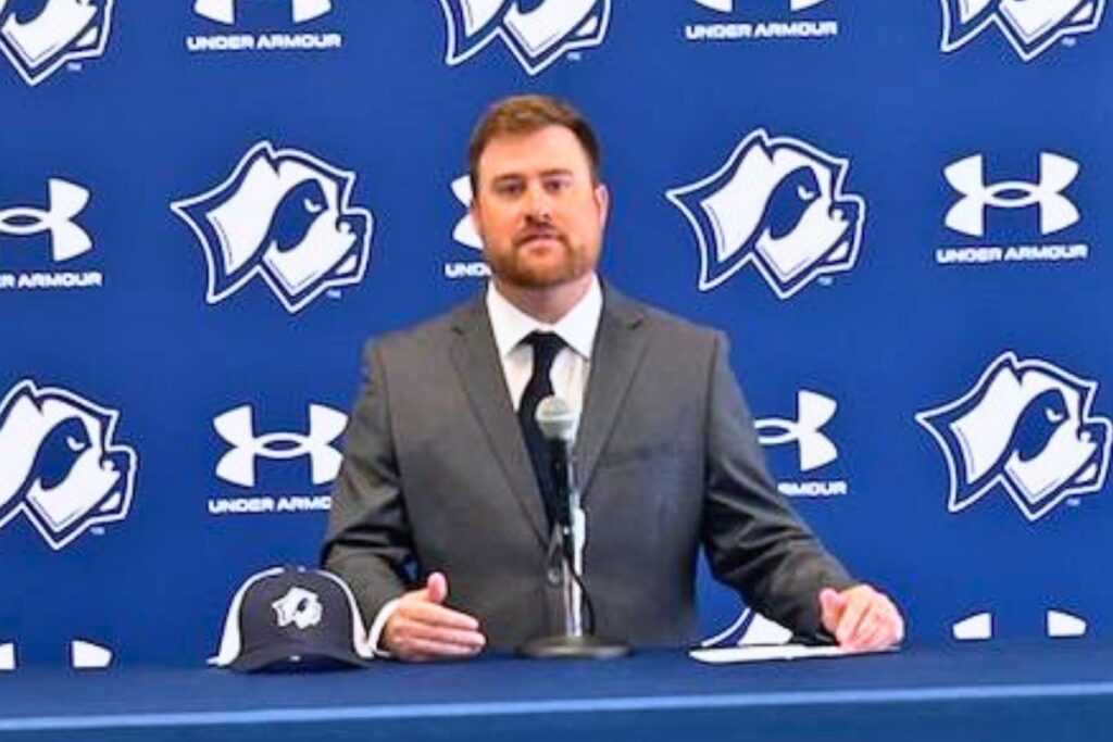 Santa Fe College introduced Brad Powell as its new baseball coach on Tuesday. Photo by Marty Pallman
