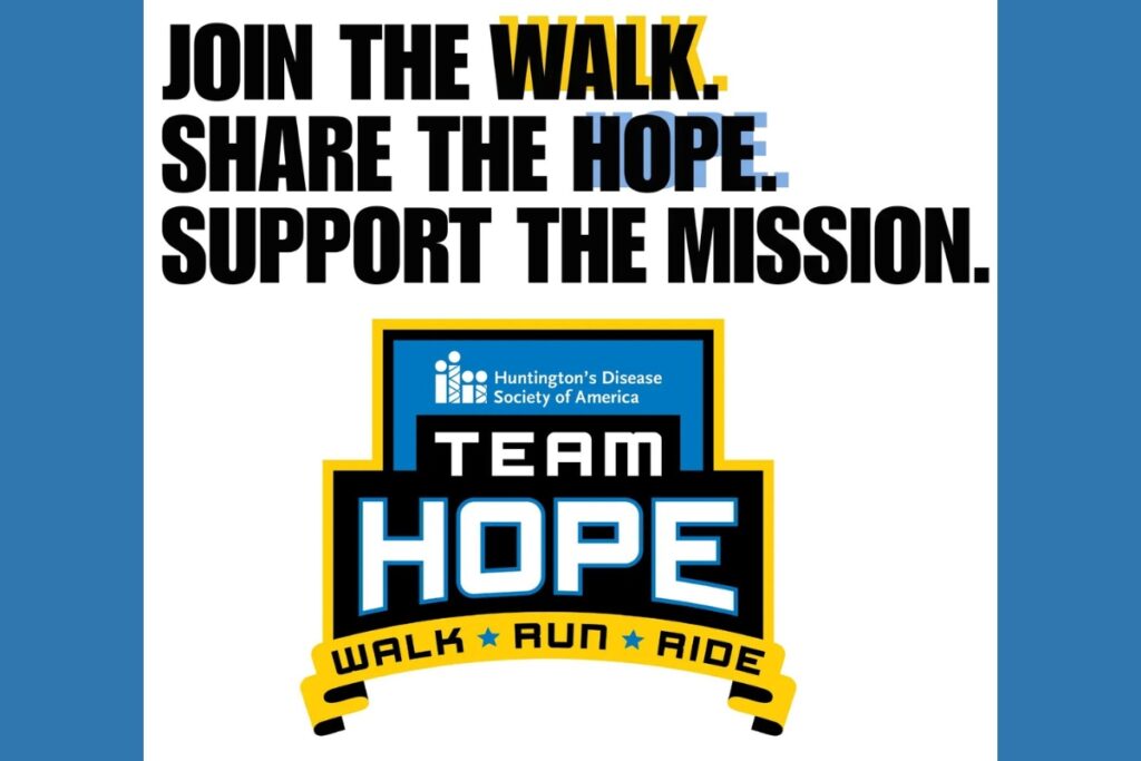 The Florida Chapter of the Huntington’s Disease Society of America will host the Gainesville Team Hope Walk on Saturday, Sept. 12, at Depot Park. Courtesy of HDS