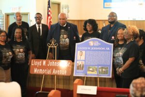 Alachua, Marion county officials honor Evinston’s Johnson