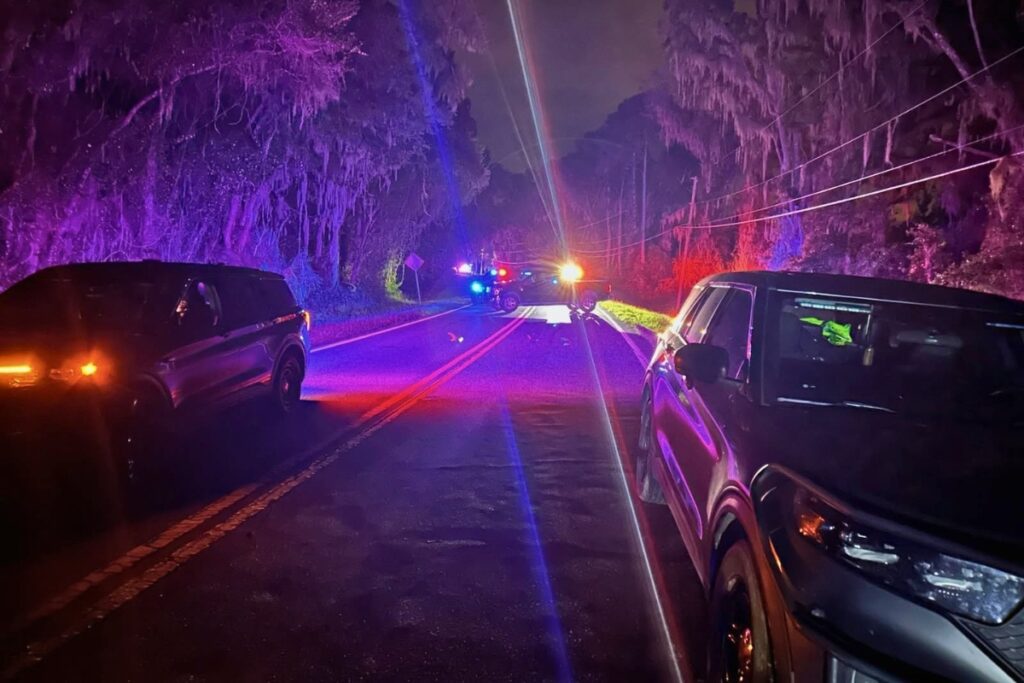 A Levy County Sheriff’s deputy shot a driver Tuesday after the man allegedly pointed a firearm at the deputy during a foot pursuit in Marion County. Courtesy of LCSO