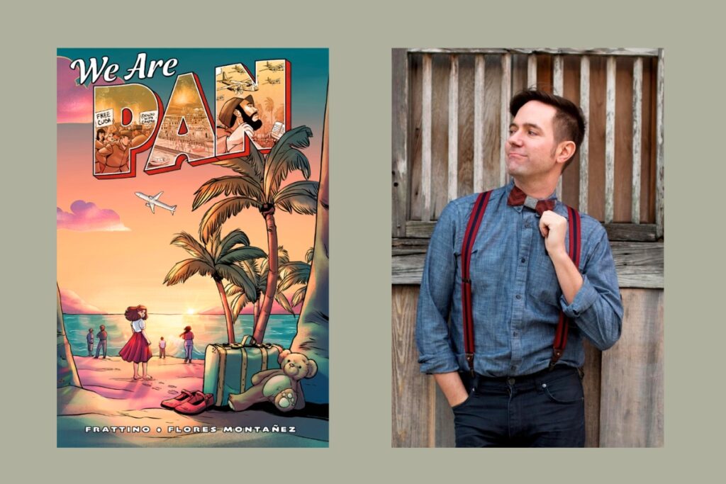 Andre R. Frattino will discuss his WE ARE PAN graphic novel on Thursday at the Matheson History Museum. Courtesy Matheson History Museum