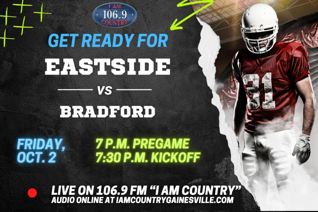 Eastside will host Bradford (Starke) on Friday at Citizens Field in a game that will be broadcast on 106.9 I Am Country.