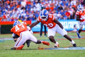 Florida’s Kahleil Jackson and fellow locals join in action against Campbell