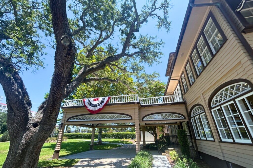 Outside views of The Casements, John D. Rockefeller’s former winter home in Ormond Beach. Photo by Ronnie Lovler